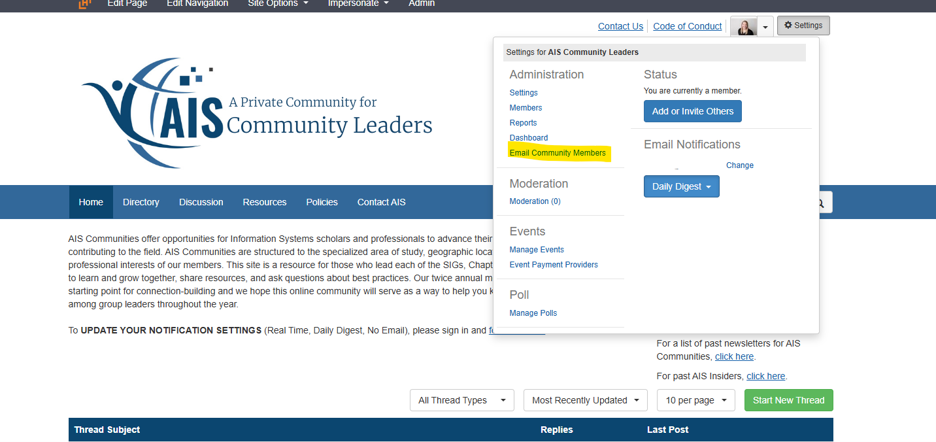 Communities Central